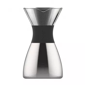 Asobu PourOver Cold brew kafijas pagatavotājs Melns, Sudrabs