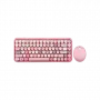 Perixx PERIDUO-713 Pink DE bezvadu tastatūra un pele, vācu QWERTZ izkārtojums, rozā (11713)