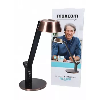 LED galda lampa MAXCOM ML 4400 — 4400 lūmeni, vara krāsa