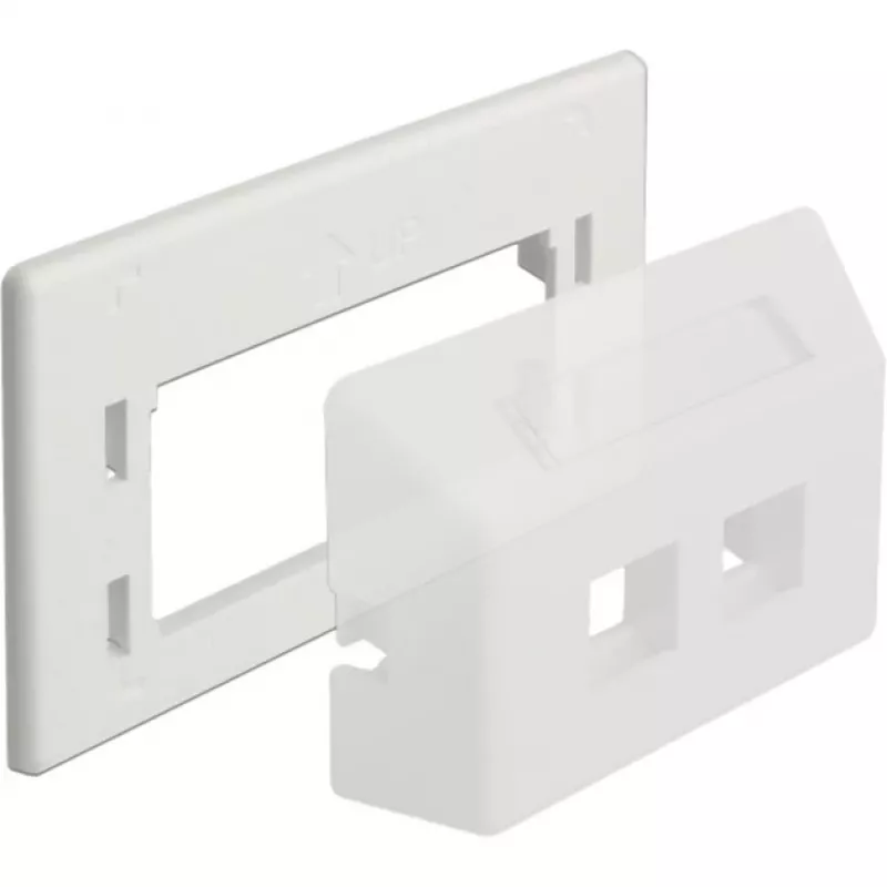 Keystone adaptera plāksne, Montāžas (Balta)