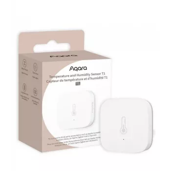 Aqara TH-S02D Sensors Baltā Temperatūra un Mitrums. HomeKit Alexa Google