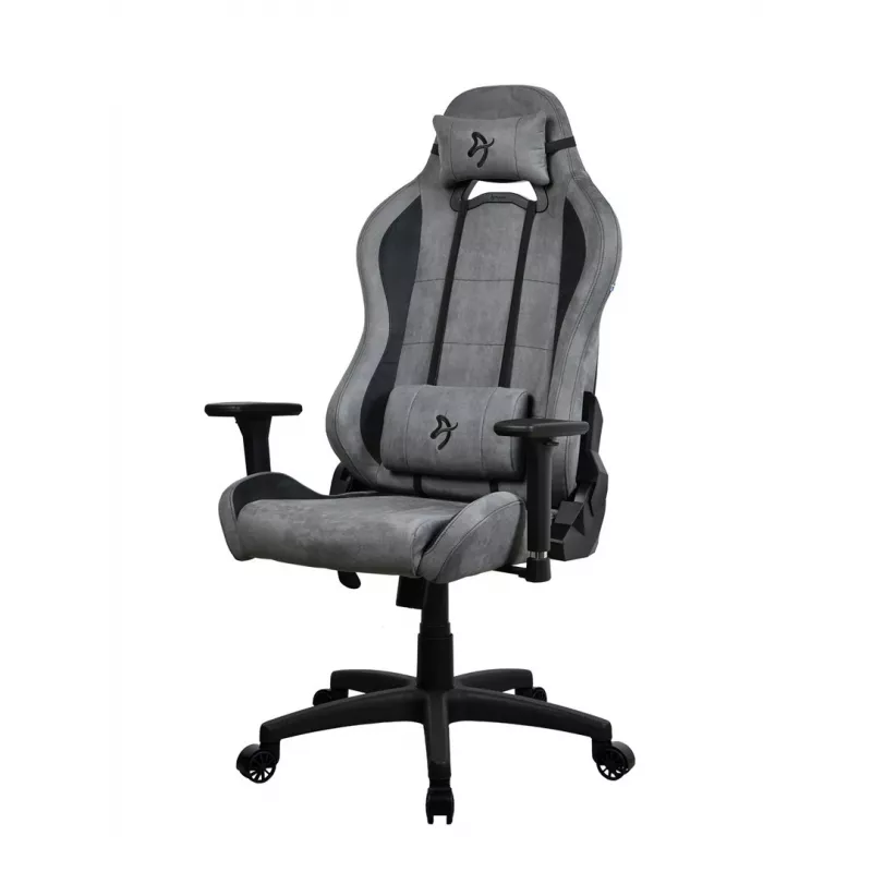 Spēļu krēsls Arozzi Torretta SuperSoft Anthracite — ergonomisks, regulējami roku balsti, atpakaļ nolaižama atzveltne