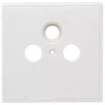 Axing SZU 2-01 kontaktligzdu dekoratīvā plāksne - izmērs 80x80 mm, saderīga ar BSD 963-xx