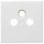 Axing SZU 2-01 kontaktligzdu dekoratīvā plāksne - izmērs 80x80 mm, saderīga ar BSD 963-xx