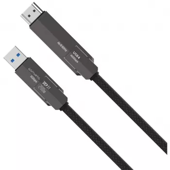 USB4-HDMI kabelis 4smarts ComboCord 240W 1,5 m – USB4 uz HDMI, 240W barošana, 1,5 m