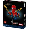 LEGO Marvel kolekcionējams krūšutēls Dzelzs Zirnekļcilvēks 76326, 379 gabali, 18+ demonstrācijas modelis, 170×200×110 mm
