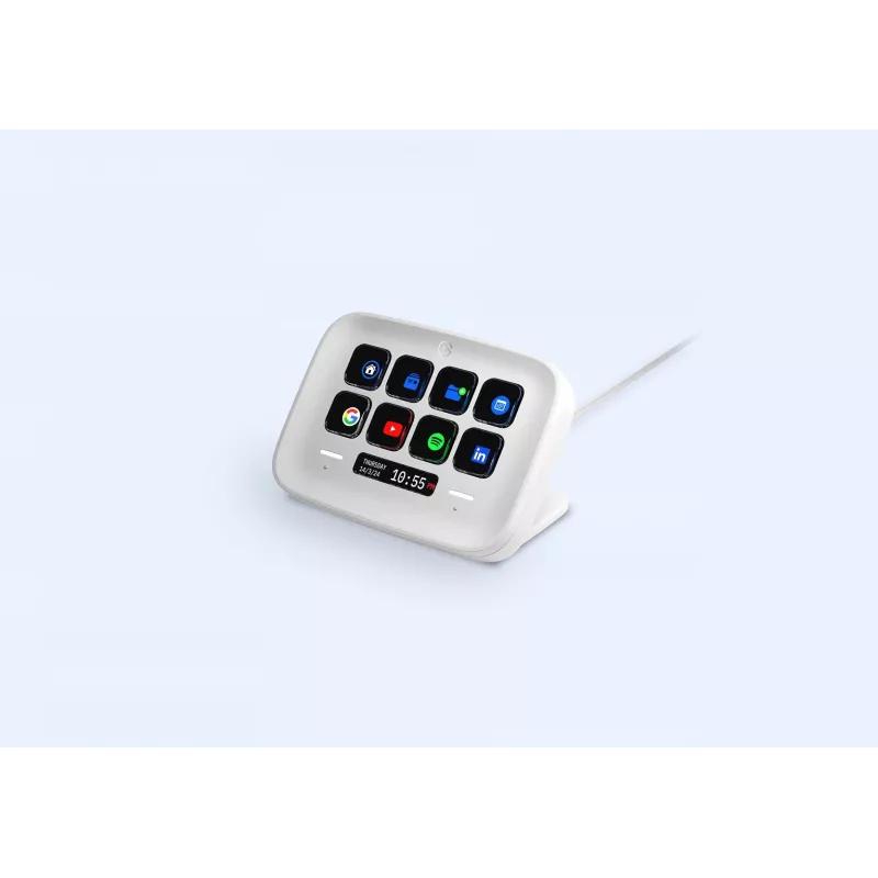 Elgato Stream Deck Neo 10-pogu programmējams kontrolieris Balts