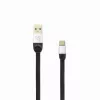 Sbox USB 2.0–Type-C kabelis, melns/sudrabs, 1.5 m, 2.4 A