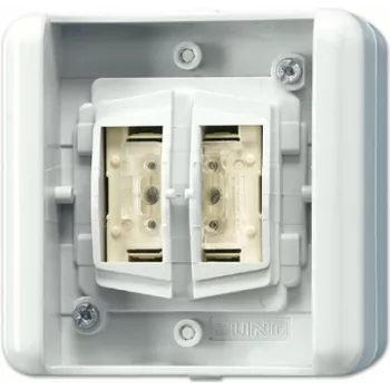 Jung KNX spiedpoga BA 2-grupu centra pozīcija 8472.02 LEDW (8472.02LEDW)