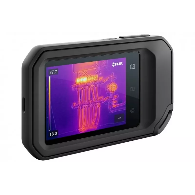FLIR C-5 termālā kamera Melna ar iebūvētu displeju, 160 x 120 pikseļi