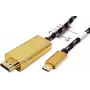 ROLINE 11.04.5844 USB grafiskais adapteris 3840 x 2160 pikseļi Melns - Zelts