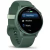 Viedpulkstenis GARMIN vívoactive 6 – sporta pulkstenis, 42 mm alumīnija/polimēra korpuss, AMOLED 1,2 collu, GPS, 5 ATM, optiskais HR, SpO2, 8 GB, zaļš