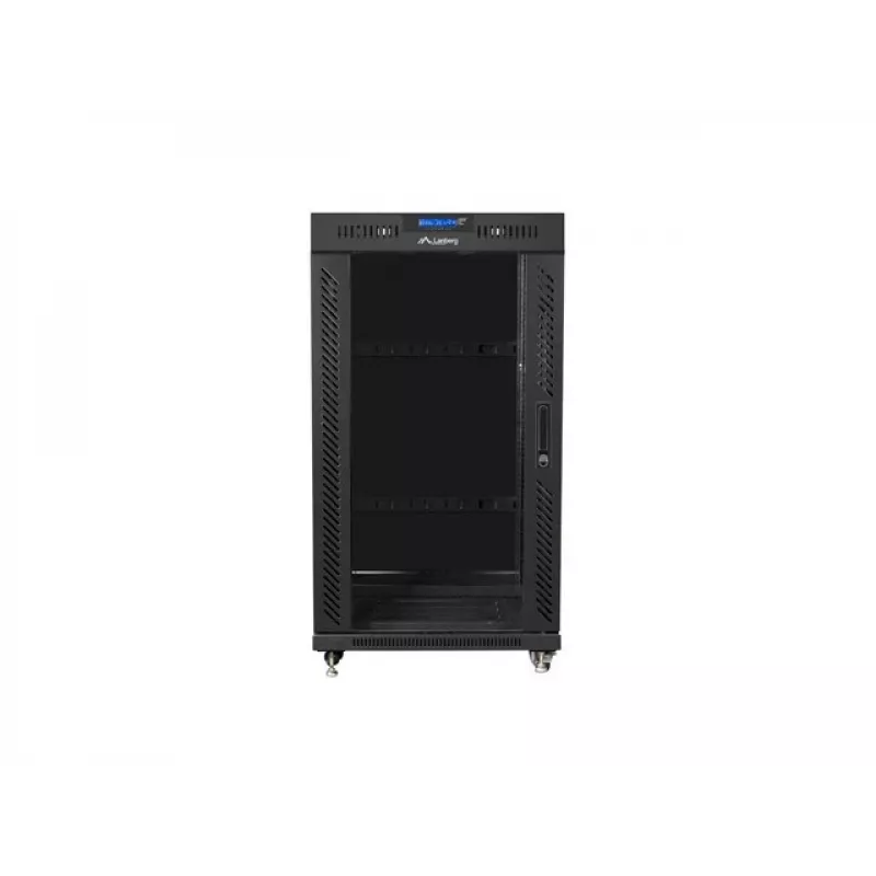 Brīvi stāvošs serveru skapis LANBERG FF01-6822-12BL 22U Melns 1200 kg