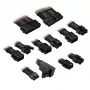 Pagarinātāja/Adaptera komplekts Kolink Core Pro Pīts Kabeļa Pagarinājums 12V-2x6 Type 2 — Melns/Ieroču Metāls