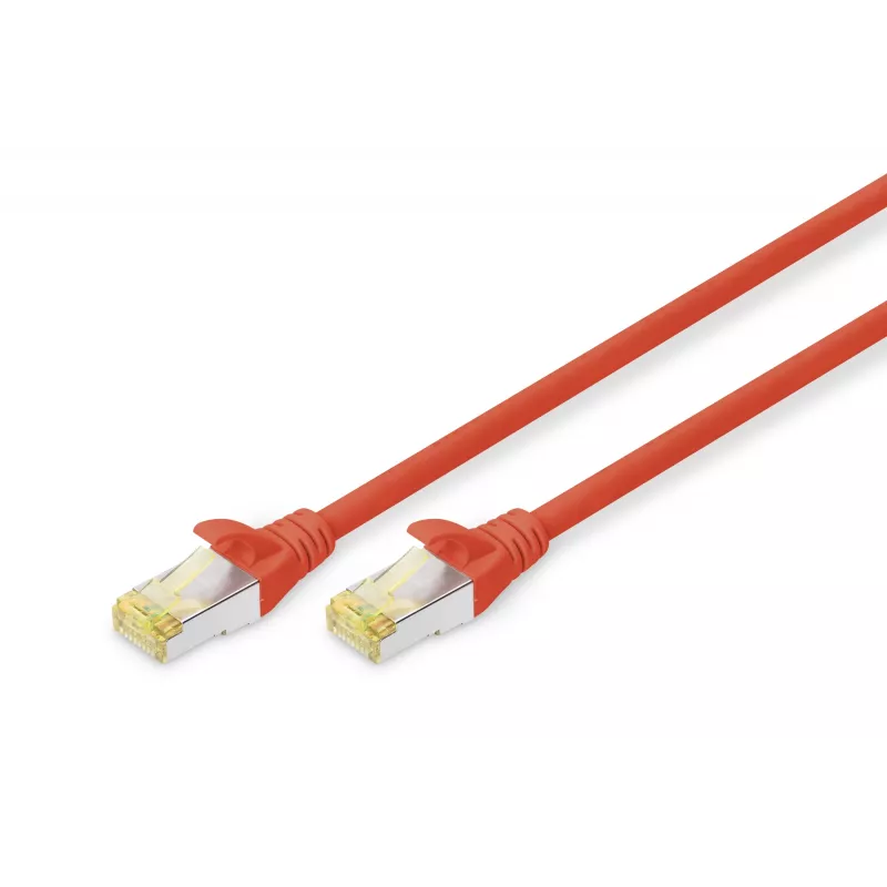 Patch vads Digitus CAT 6A S/FTP DK-1644-A-0025/R 0,25m Sarkans