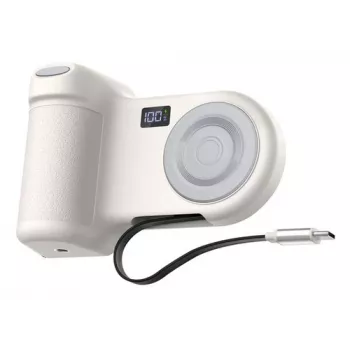Belkin Stage PowerGrip telefona turētājs ar power banku, Sand
