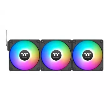 Datorsistēmas ventilators Thermaltake CT140 EX ARGB Sync 14 cm, hidrodinamiskais gultnis, melns