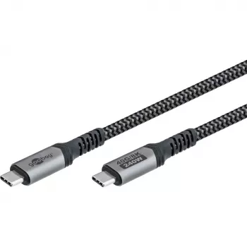 Goobay 74213 USB kabelis melns