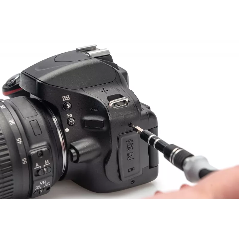 Digitus Precision Mehaniskais Skrūvgriežu Komplekts 115-daļīgs 98 Uzgaļi Security Torx Hex Phillips