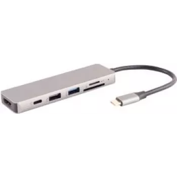ShiverPeaks Laptop Dock S/CONN 14-05027 USB 3.2 Gen 1 Type-C Pelēks