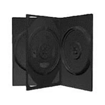 MediaRange 3er-DVD kaste Melna – ietilpība: 3 CD, 3 DVD – 50 iepakojums – Melna (BOX15)