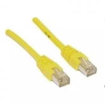 Wentronic Goobay CAT 5e Patch Cable, F/UTP, Dzeltens, 0,25 m - CCA Copper Mix (68617)