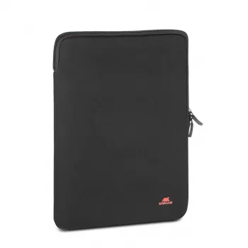 RIVACASE Antishock 5221 MacBook 13 maciņš, vertikāls, melns, divi rāvējslēdzēji