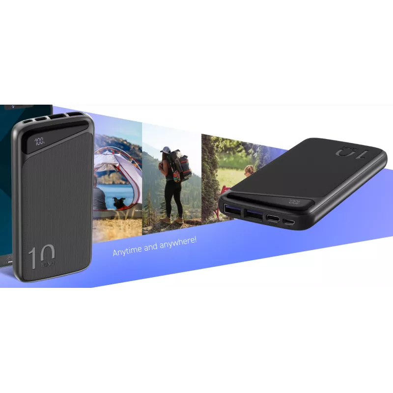 Pārnēsājams akumulators Navitel PWR10 MX MELNS 10000 mAh