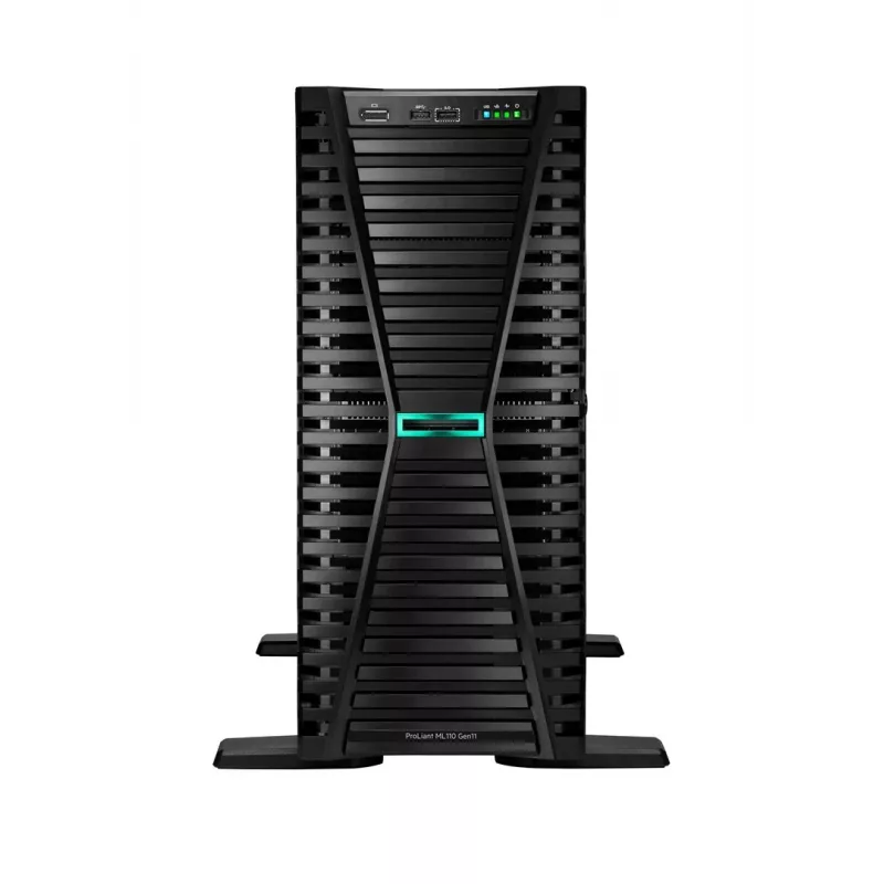HPE ProLiant ML110 Gen11 4410Y 2.0GHz 12-kodolu 1P 32GB-R VROC 8SFF 1000W RPS Server