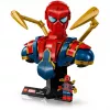 LEGO Marvel kolekcionējams krūšutēls Dzelzs Zirnekļcilvēks 76326, 379 gabali, 18+ demonstrācijas modelis, 170×200×110 mm