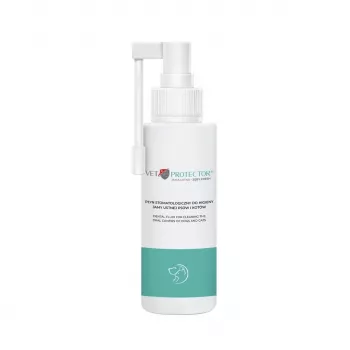 Mutes kopšanas šķīdums JM Sante Vet Protector Fresh 100 ml suņiem un kaķiem, zobakmens profilakse