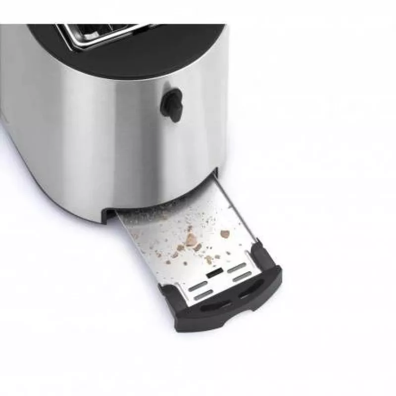 Toasteris WMF Bueno Pro 6 — 2 šķēlēm, 870 W, sudrabs/melns