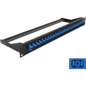 Patch Panel DeLOCK 43380 1U optisko šķiedru SC savienotājiem