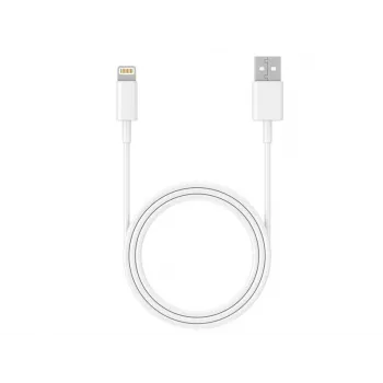 USB 2.0 kabelis iPhone AM–Lightning 1m balts