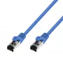 Extralink Patch Cord Cat.8.1 S/FTP 5m 40G Zils Vara Tīkla Kabelis