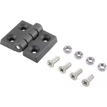 Basetech plastmasas eņģe 60x45x8mm 60 mm 1 gab.
