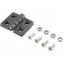Basetech plastmasas eņģe 60x45x8mm 60 mm 1 gab.