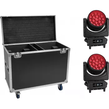 LED komplekts EUROLITE TMH-H760 2x ar IP aizsardzību un riteņu futrāli