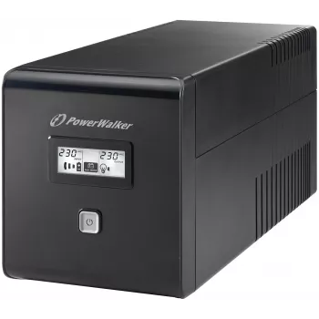 PowerWalker VI 1000 LCD 1 kVA 600 W 4 kontaktligzdas
