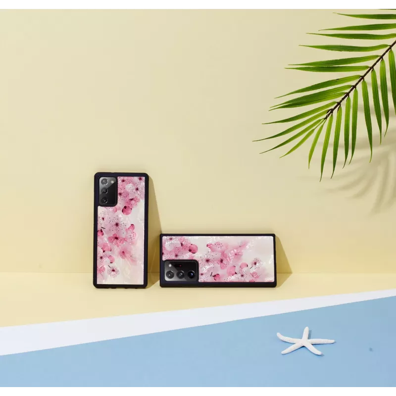 Telefona maciņš iKins Samsung Galaxy Note 20 Ultra – ķiršu ziedu dizains