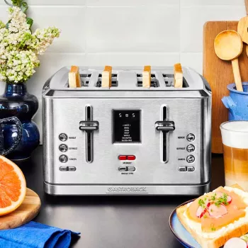 Gastroback Design Digital 4S 4 šķēles 1900 W Nerūsējošais tērauds