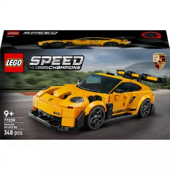 Konstruktors LEGO Porsche 911 GT3 RS Speed Champions 77239 — 1:18 mērogs, 348 detaļas, 9+ gadi
