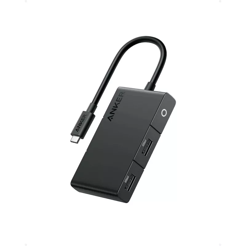 Anker 332 A8356G11 USB-C centrmezgls 5-in-1, 4K HDMI vienam monitoram, melns