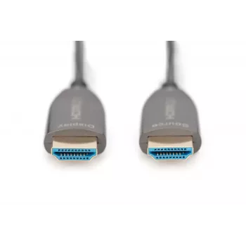 HDMI AOC Hybrid Fiber Optic Kabelis Digitus AK-330126-300-S, 30 m, 8K@60Hz