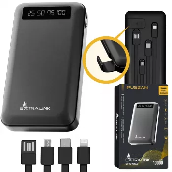 Pārnēsājamais lādētājs Extralink Powerbank EPB-083 10000mAh