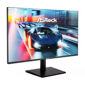 Monitors ASROCK CL25FFB 24,5 collu (62,2 cm) Full HD 1920x1080 IPS LED, 300 cd/m², 178° skata leņķi, VESA, Melns