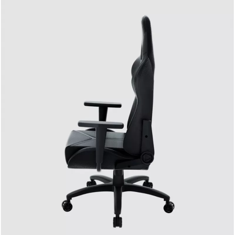 Spēļu krēsls Onex STC Tribute Hardcore Black — ergonomisks sēdeklis datoram un konsolēm, regulējams augstums un atzveltnes slīpums