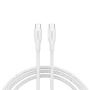 CANYON CC60SC10 USB-C uz USB-C kabelis 60W 1m Silikons Balts