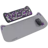 Bezvadu tastatūras un peles komplekts CANYON HSET-W6 Kitty Edition – violets