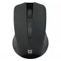 Bezvadu RF pele DEFENDER Accura MM-935 — optiskā, 1600 DPI, abpusēja, 3 pogas, USB uztvērējs, melna